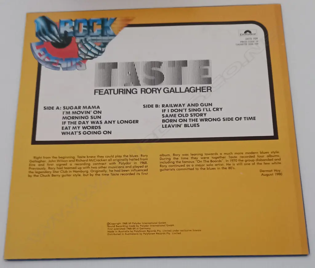 Taste (2), Rock Legends Image 1++